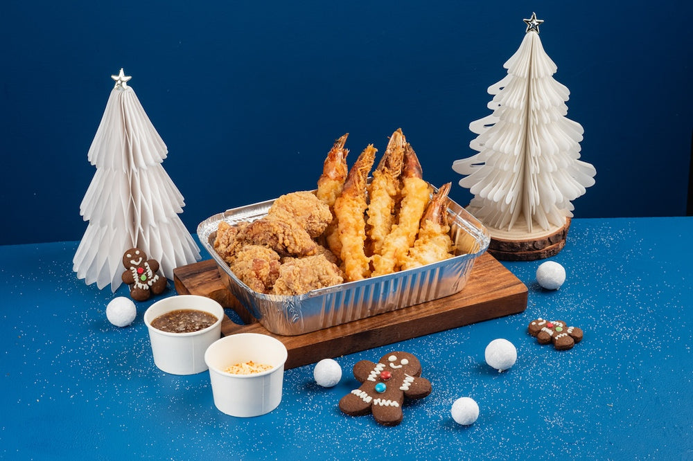 Karaage and Tempura Platter